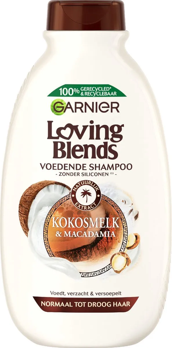 Garnier Loving Blends Shampoo Kokosmelk & Macadamia 12x300ml