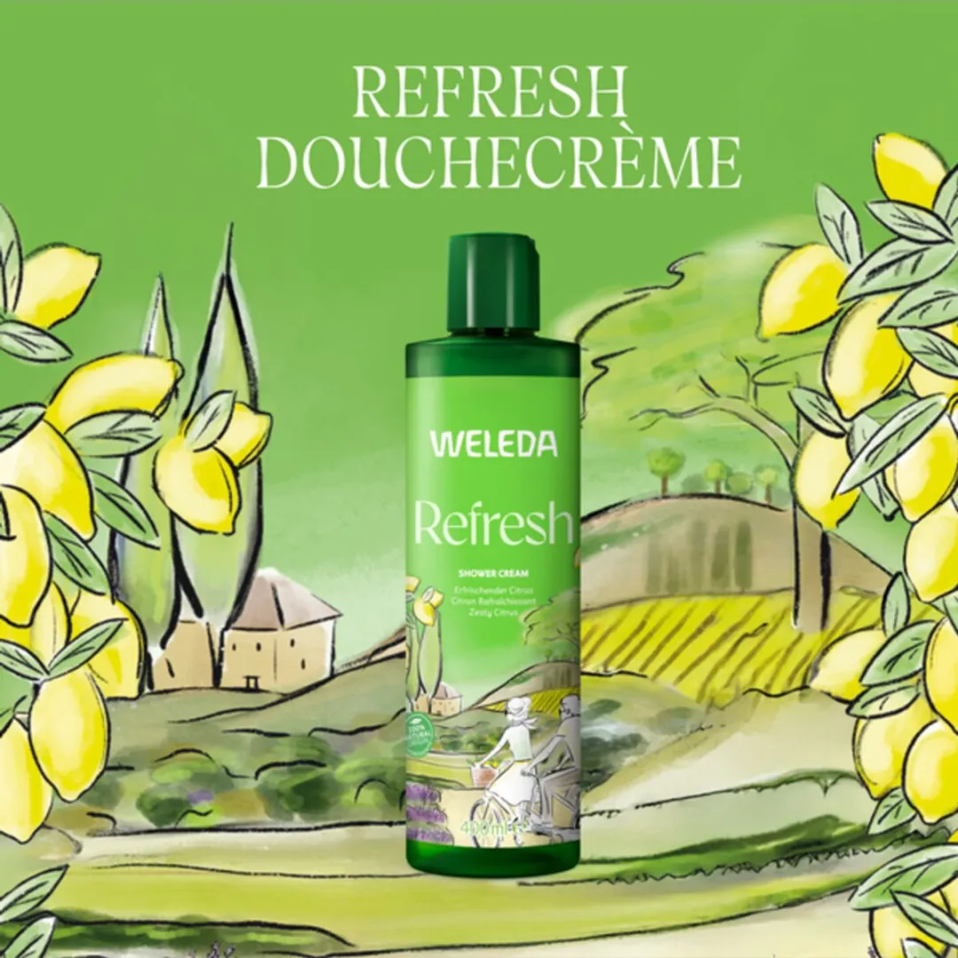 Weleda Refresh Douchecrème 400ml - Citrus & Litsea Cubeba - afbeelding 6 van 6