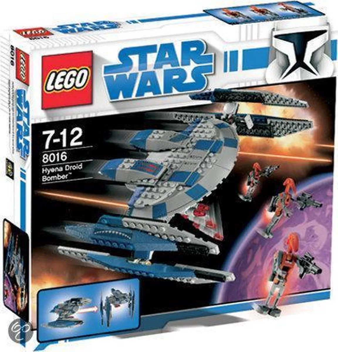 LEGO Star Wars Hyena Droid Bomber 8016