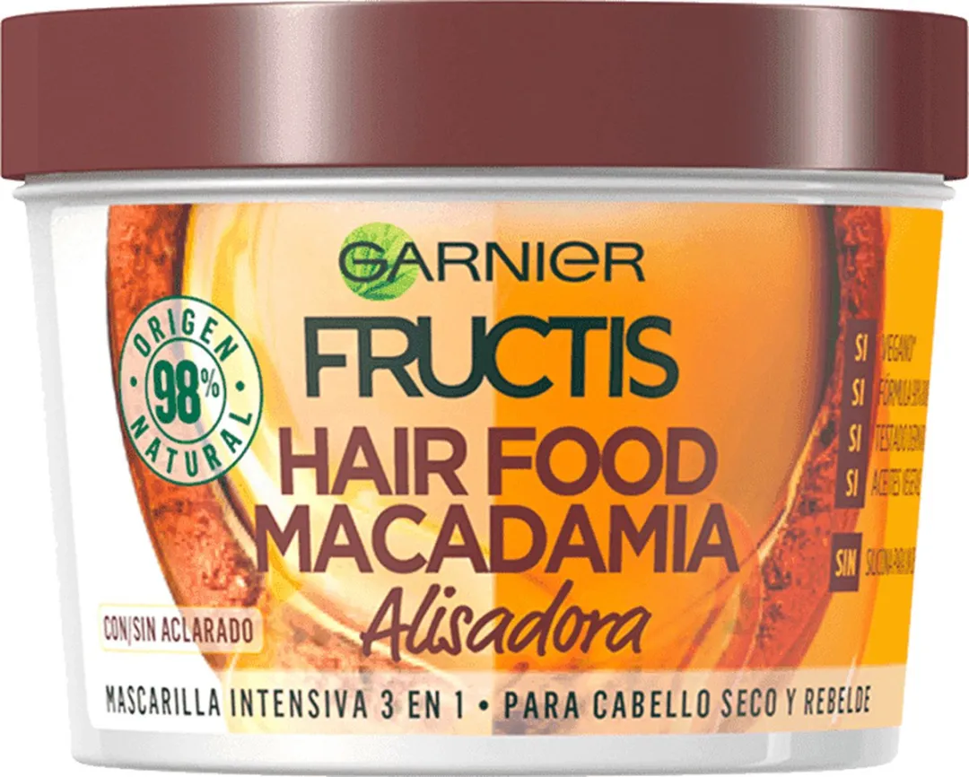 Garnier Fructis Alisadora Hair Food Macadamia Voedend Haarmasker 390ml