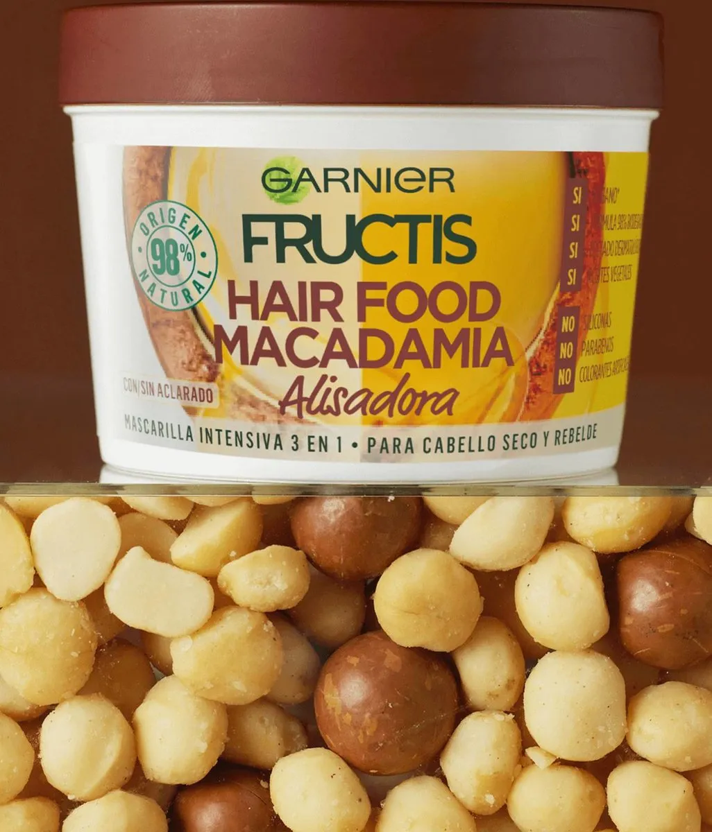 Garnier Fructis Alisadora Hair Food Macadamia Voedend Haarmasker 390ml