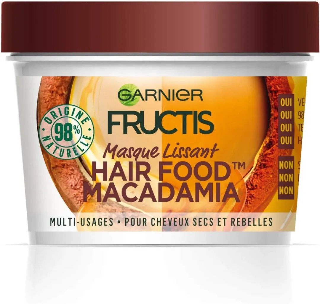 Garnier Fructis Alisadora Hair Food Macadamia Voedend Haarmasker 390ml