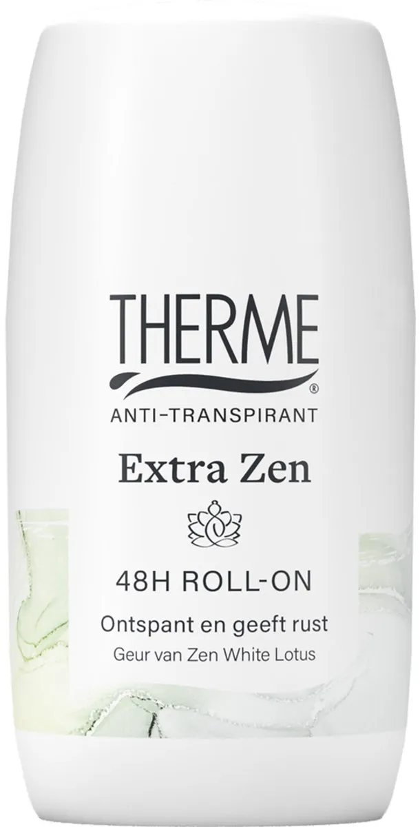 Therme Anti-Transpirant Extra Dry Zen White Lotus Roller 60ml - afbeelding 6 van 6