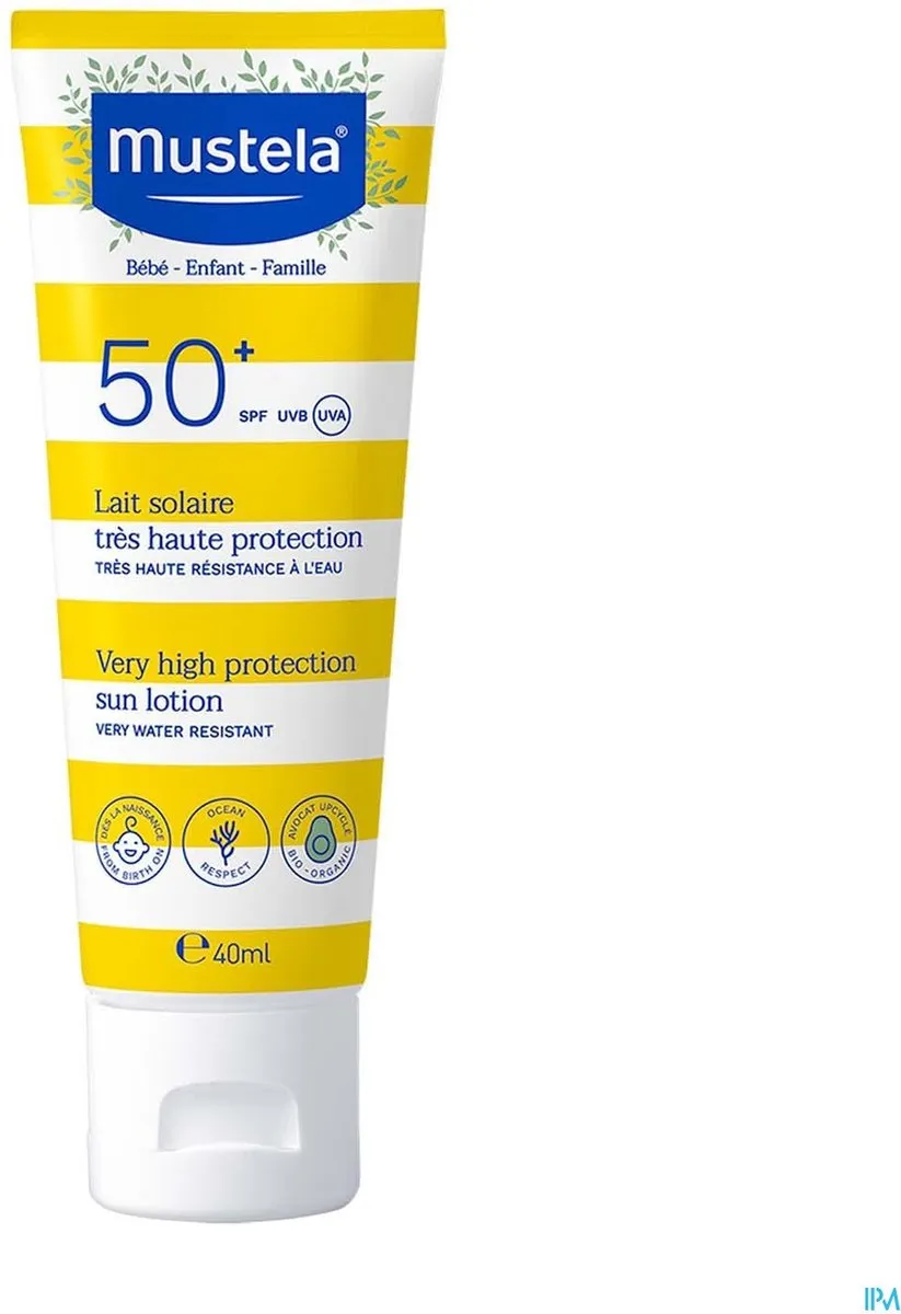 Mustela Zonnemelk SPF50+ Familie 40ml