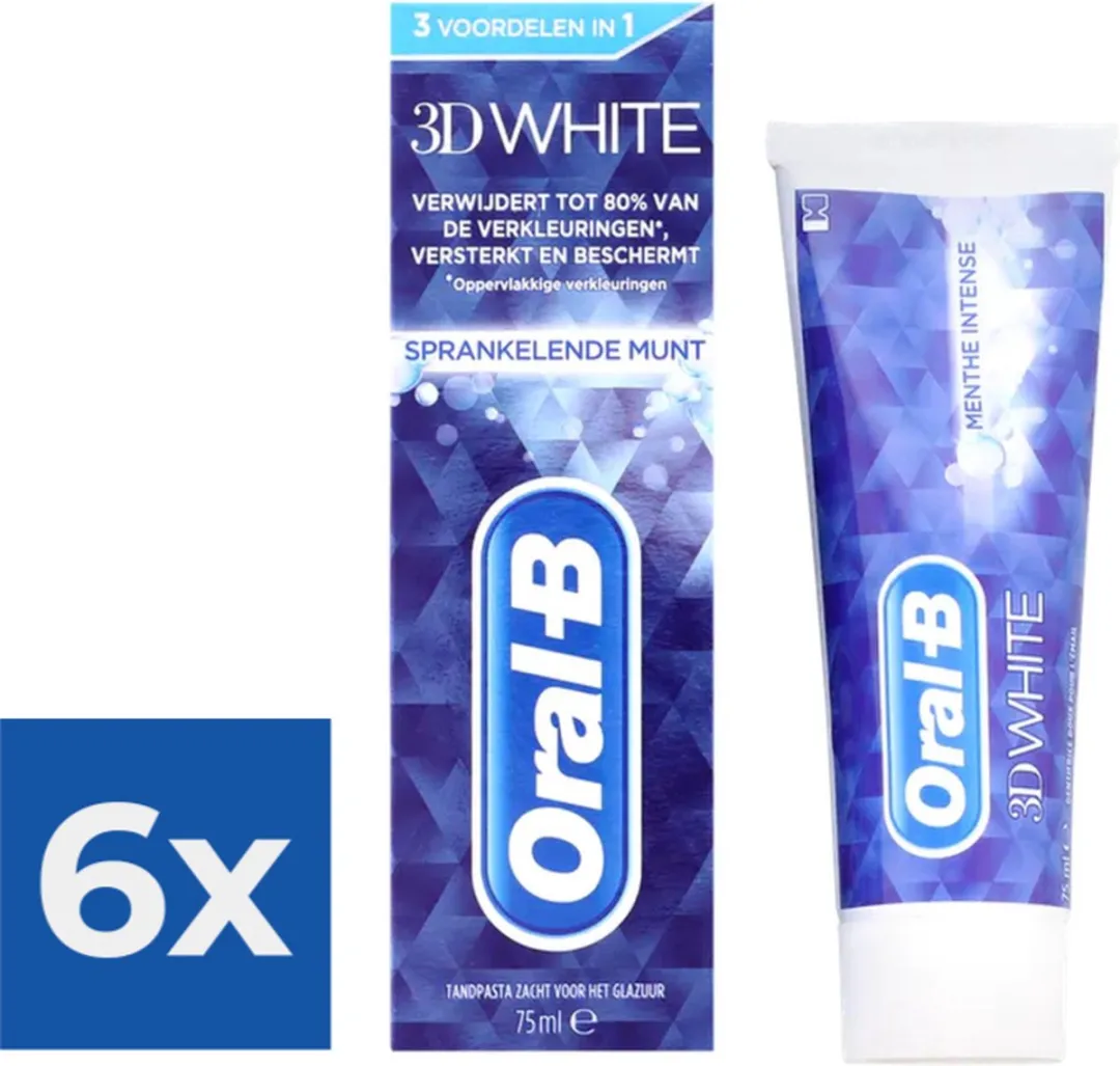 Oral-B 3D White Sparkling Mint Tandpasta