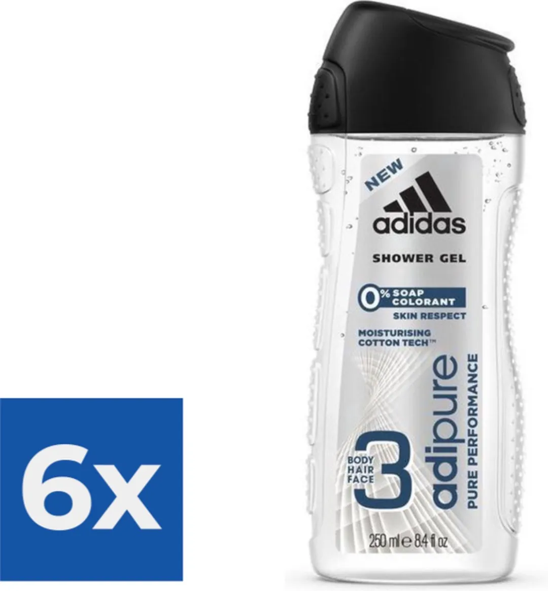 adidas Man Adipure Voetbalschoonpoets 250ml