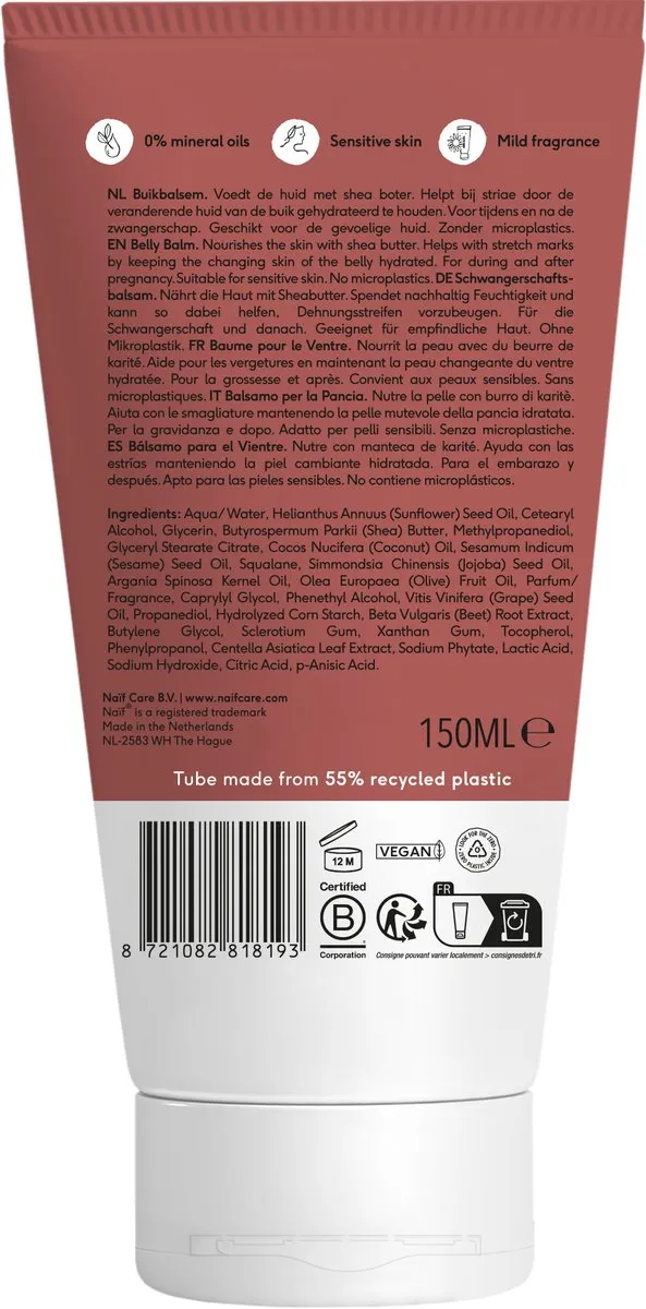 Naïf Voedende Buikbalsem 150ml
