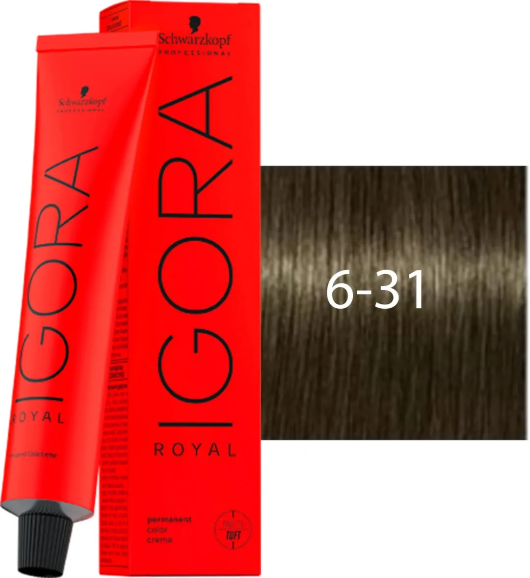 Schwarzkopf Igora Royal 6.31 Permanente Kleur 60ml