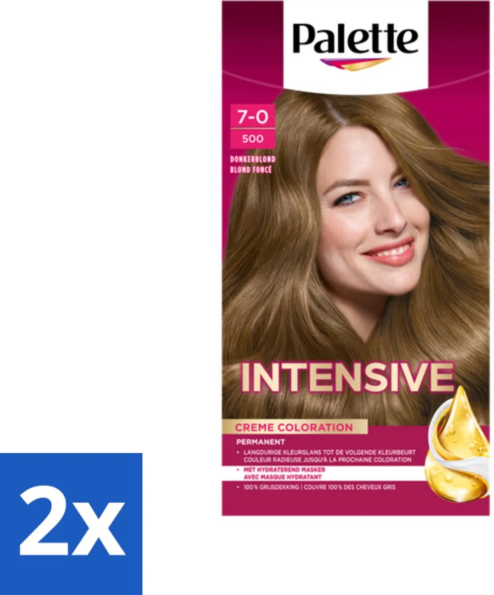 Schwarzkopf Palette Intensive Oil-Care 500 Donkerblond Haarverf