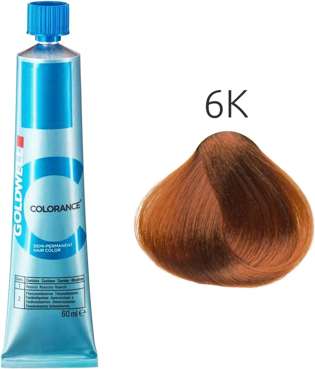 Goldwell Colorance Color Tube 6-K Copper Brilliant 60ml