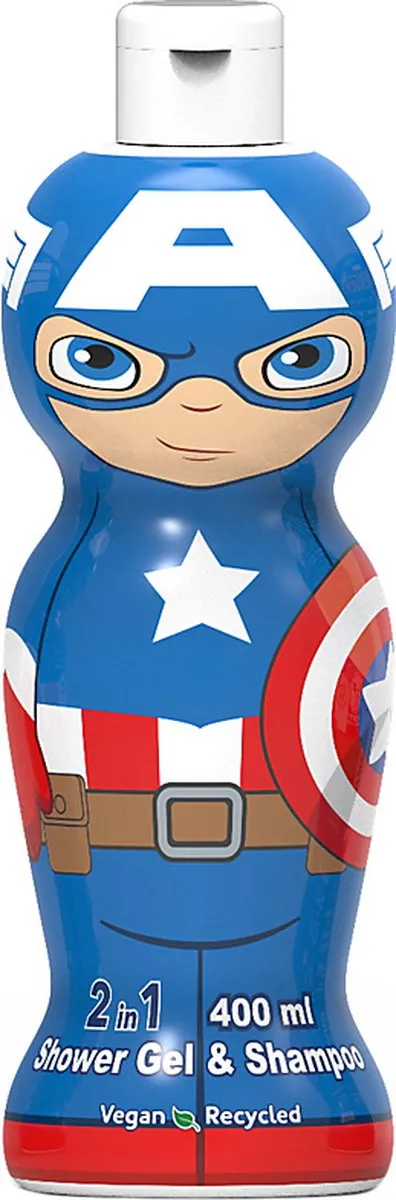 Disney Captain America Shower Gel & Shampoo 2in1 400ml