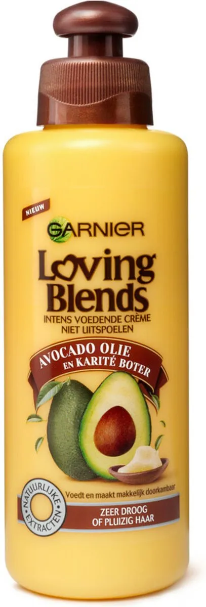 Garnier Loving Blends Avocado & Shea Leave-in Crème 200ml - 3 Stuks