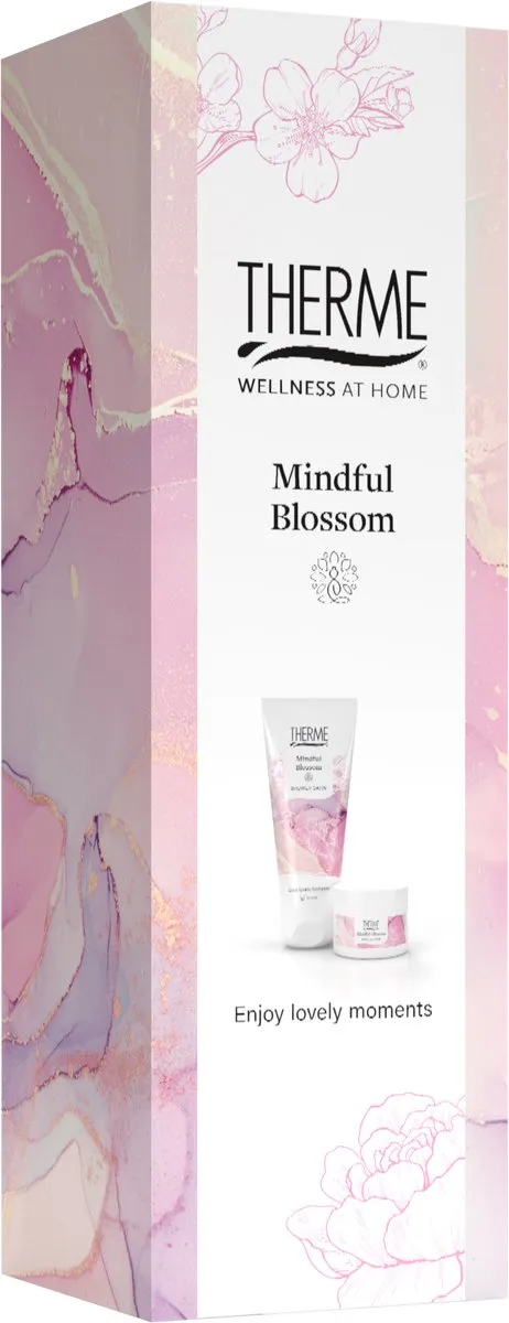 Therme Mindful Blossom Relaxing Geschenkset - Douchegel & Body Butter - 360.9g