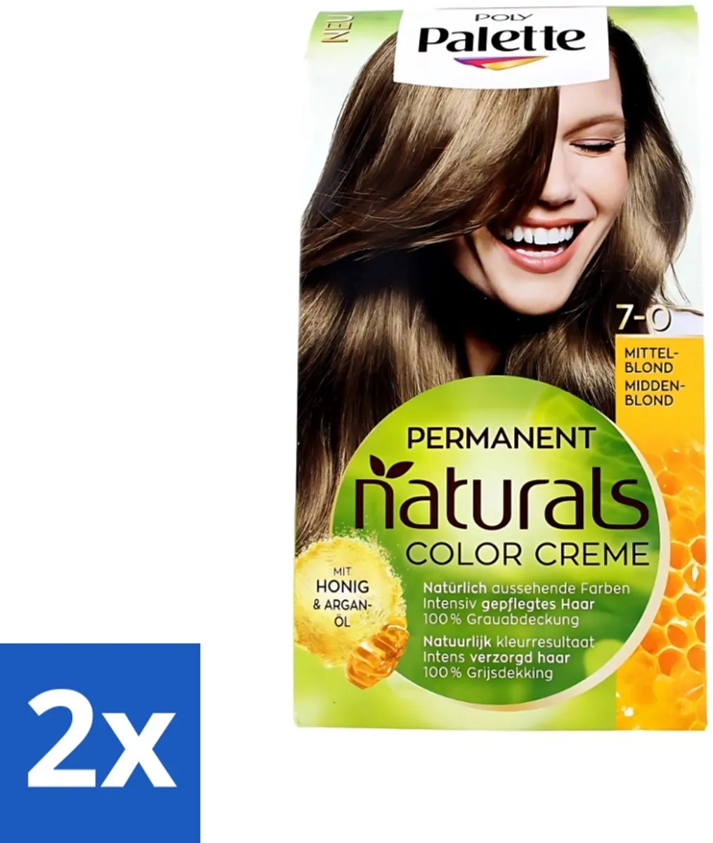 Schwarzkopf Poly Palette Haarverf Middenblond 7-0