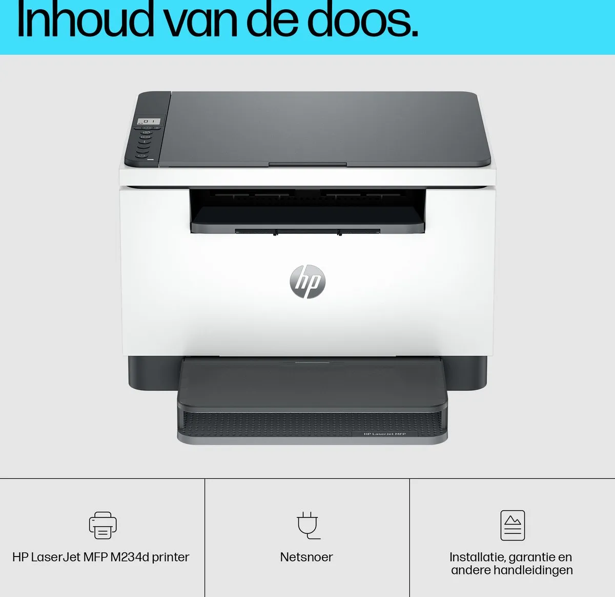 HP LaserJet MFP M234d - Grijs - afbeelding 6 van 6