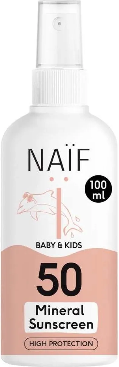 Naïf Zonnebrand Spray Baby & Kinderen SPF50