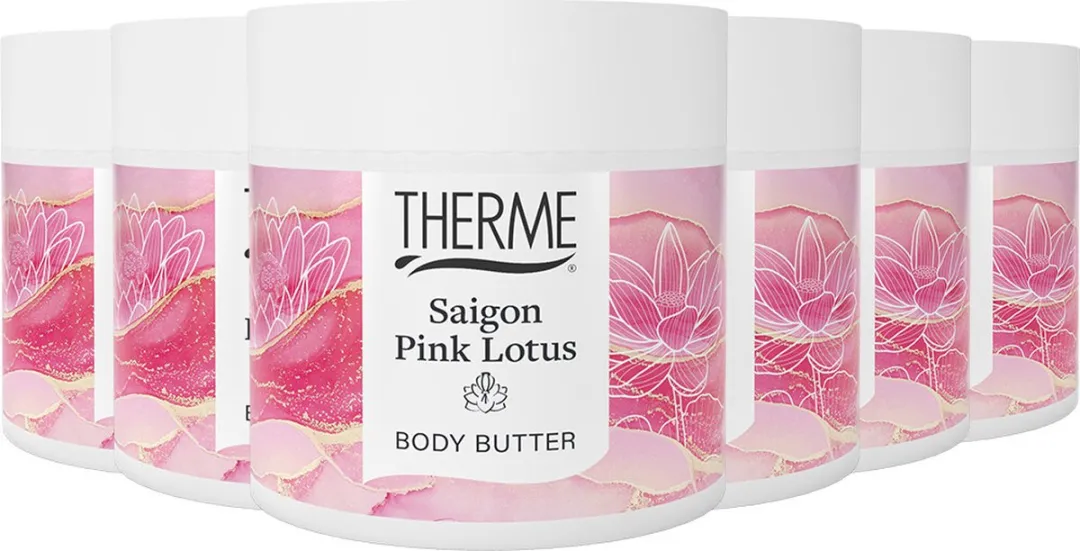 Therme Saigon Pink Lotus Body Butter - 6x225g