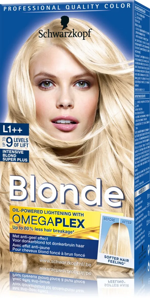 Schwarzkopf Poly Blonde Intensive Bond Superplus Haarkleuring 245g - Licht Blond