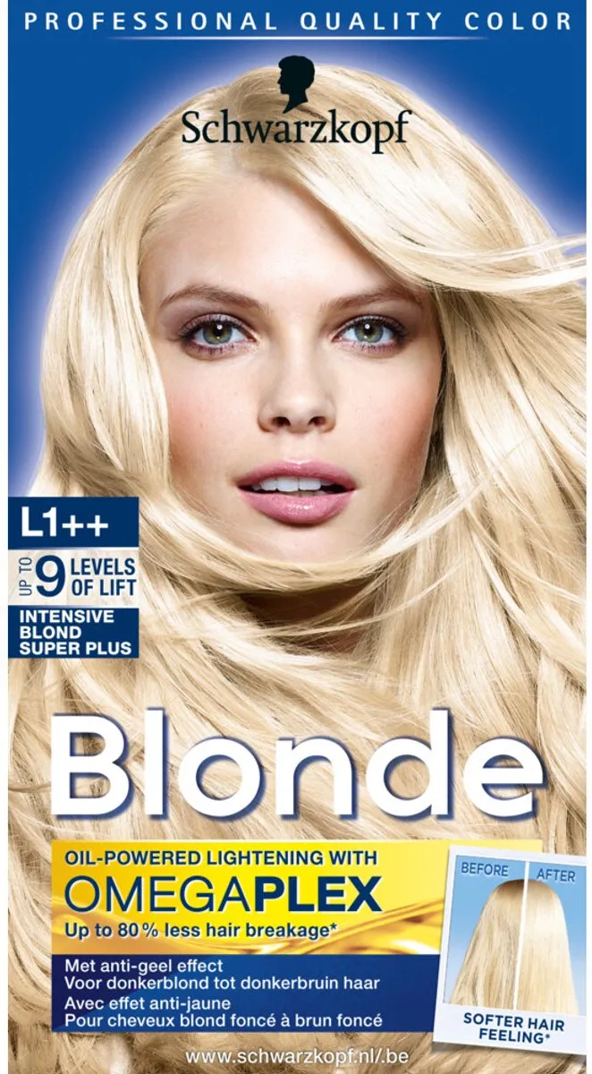 Schwarzkopf Poly Blonde Intensive Bond Superplus Haarkleuring 245g - Licht Blond