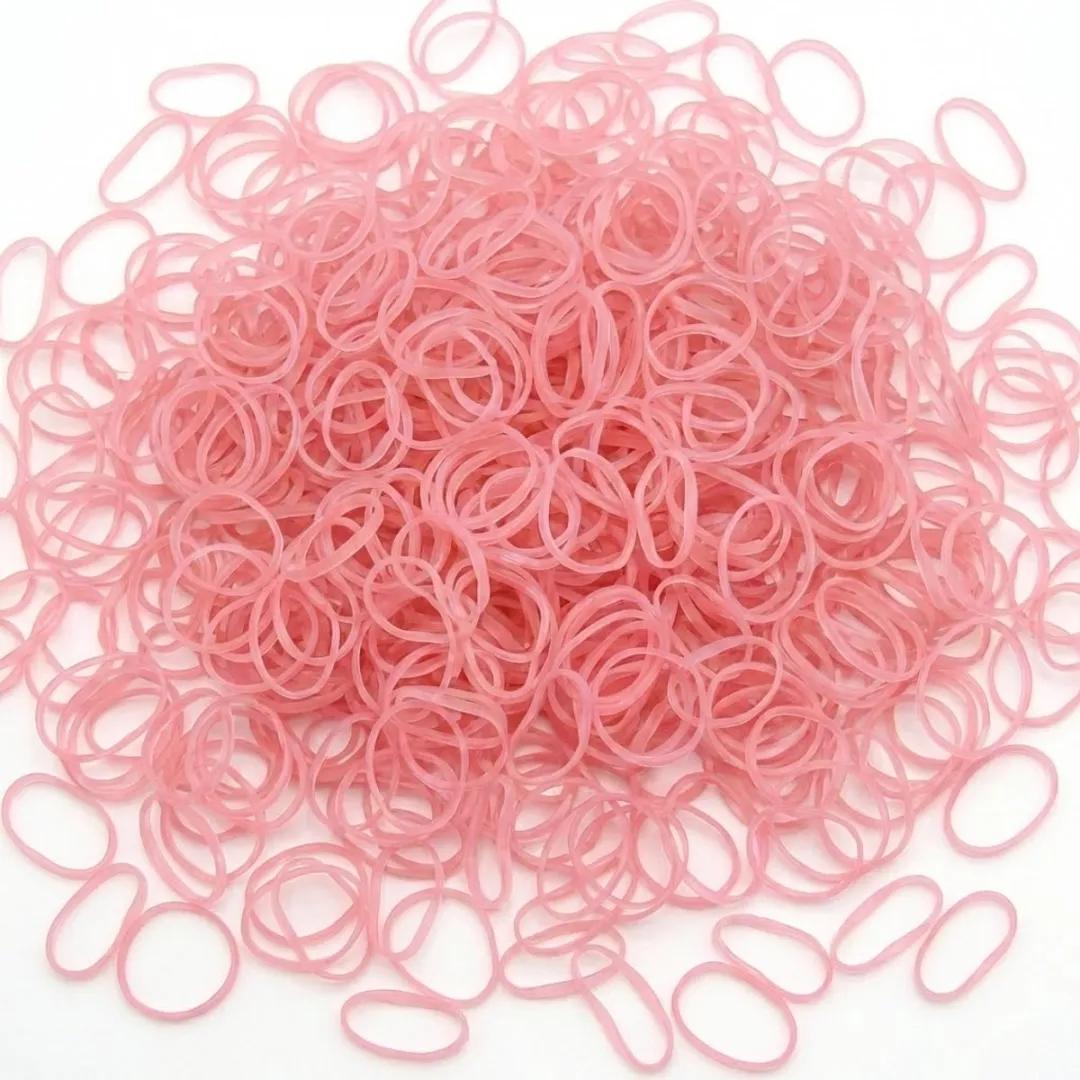 NuveX Mini Haar Elastiekjes Roze