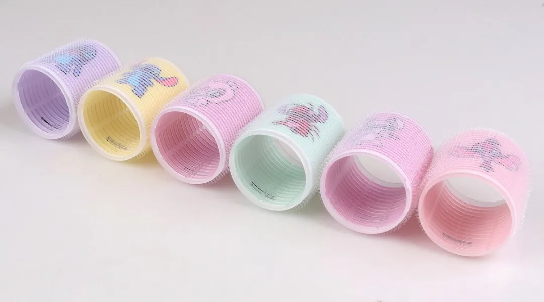 Disney Stitch & Angel Klittenband Haarrollers - 6 Stuks - Ø55mm