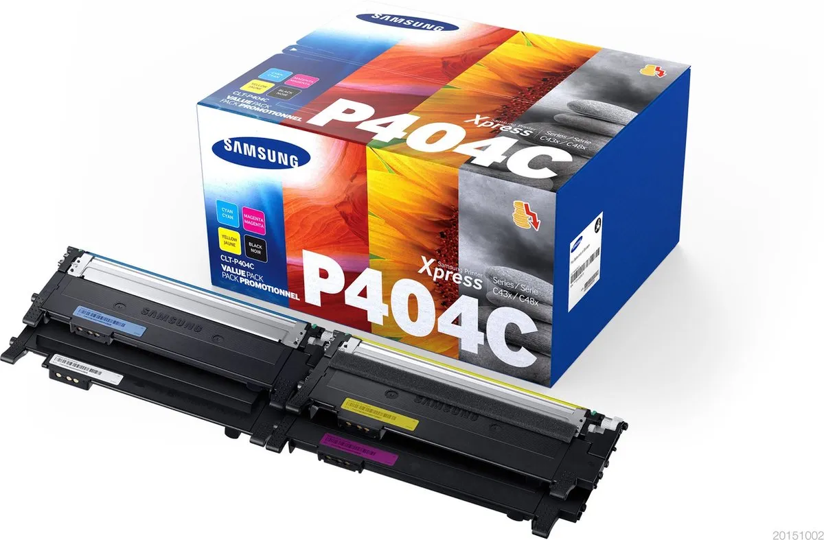 Samsung CLT-P404C Tonercartridges - 4 Stuks (Zwart/Cyaan/Magenta/Geel)