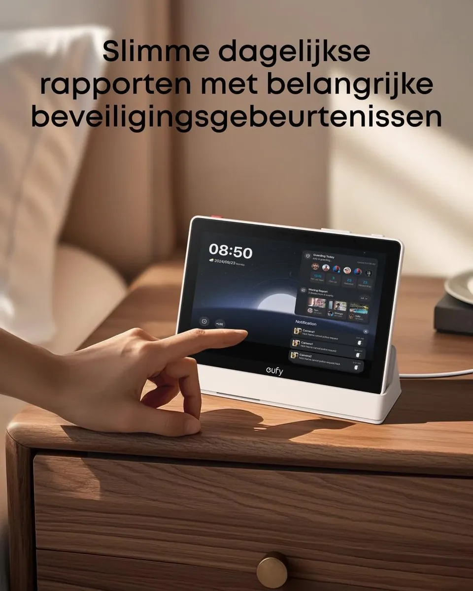 Eufy eufyCam S4 2-Camera Set - Wit + Smart Display E10
