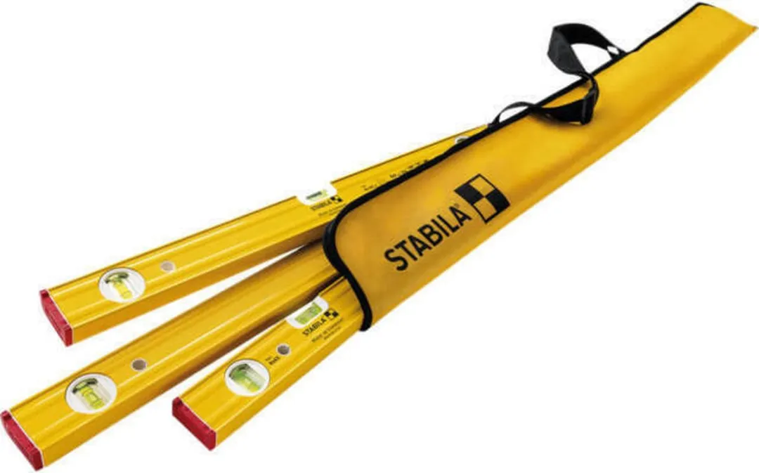 Stabila PRO SET 80 AS 19714 Waterpassen - 30/60/120cm - 0.5 mm/m