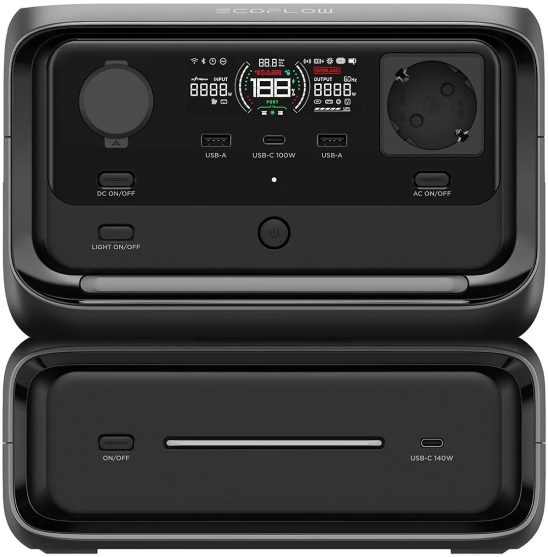 EcoFlow RIVER 3 Max Powerstation 572Wh - afbeelding 5 van 6
