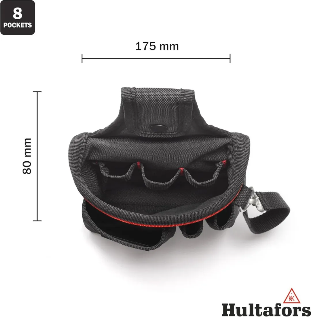 Hultafors Heuptas 1680D - 8 Zakken - Rood/Zwart