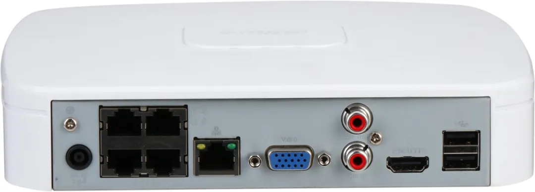 Dahua NVR4104-P-4KS3 4K PoE NVR - 4 Kanalen - Wit