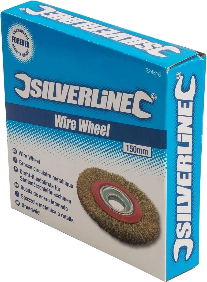 Silverline Ronde Borstel Messing/Zilver - afbeelding 6 van 6