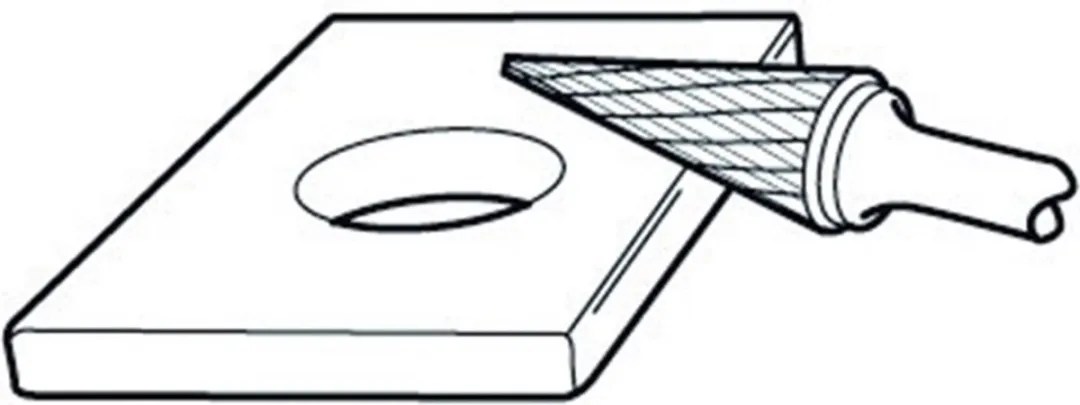 Bahco M1227M06 Stiftfrees HM 12x25mm - Midden spitsvorm