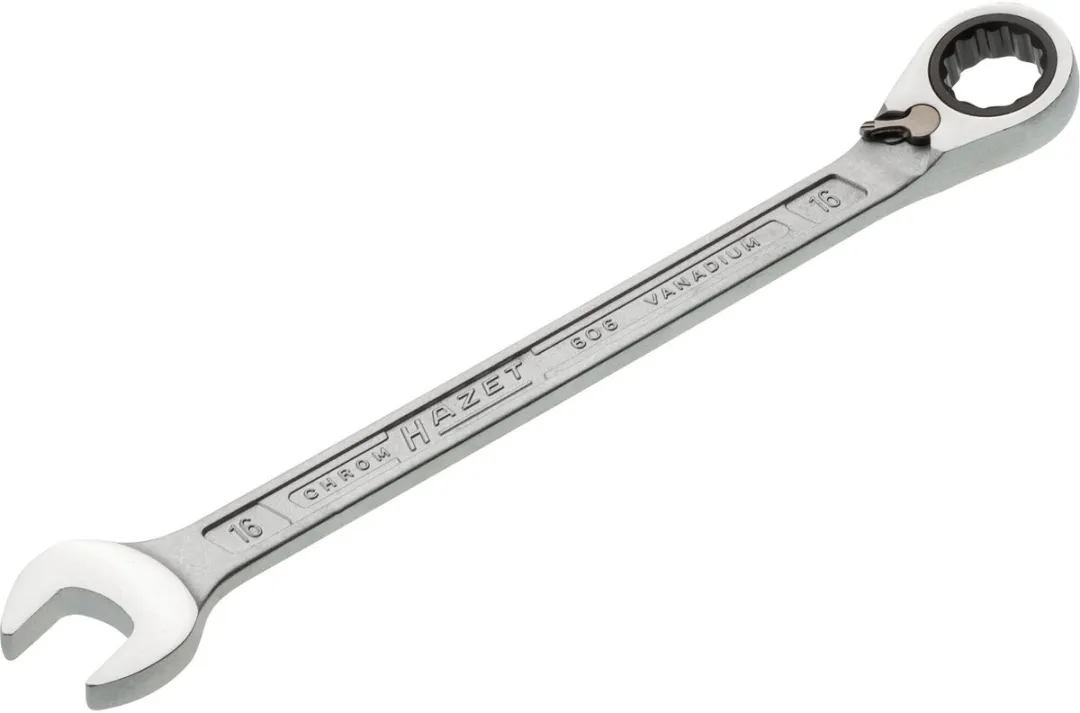 Hazet Steek-/ringratelsleutel 16mm - Zilver