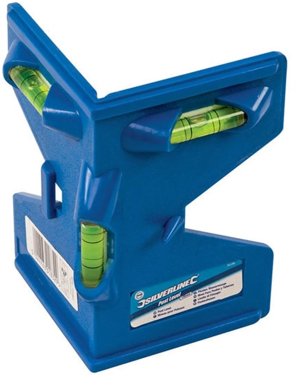 Silverline Paalwaterpas 140 x 100 mm