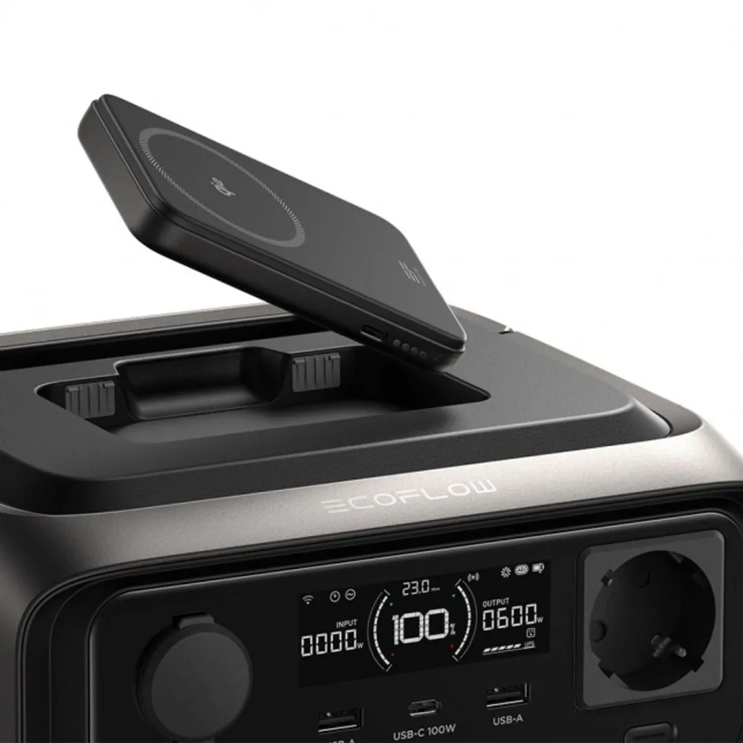 EcoFlow RIVER 3 Plus Power Station - 286Wh 300W - Qi2 Powerbank 5.000mAh