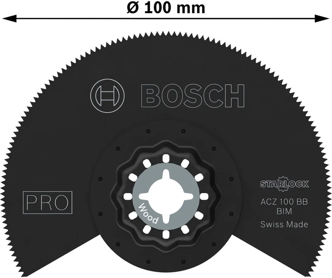 Bosch Professional ACZ 100 BB Segmentzaagblad 100mm - Starlock - Bi-Metaal