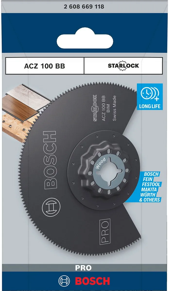 Bosch Professional ACZ 100 BB Segmentzaagblad 100mm - Starlock - Bi-Metaal