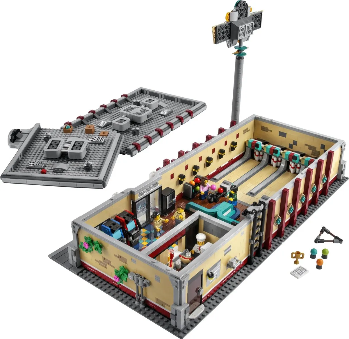 LEGO BrickLink Retro Bowling Alley 910013 - 2779 Stukken