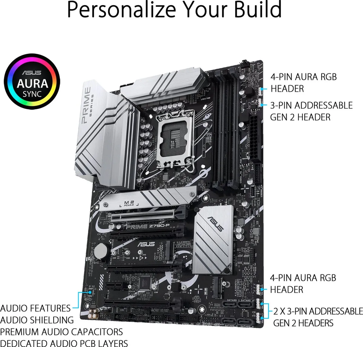 ASUS PRIME Z790-P Moederbord - ATX - Socket 1700