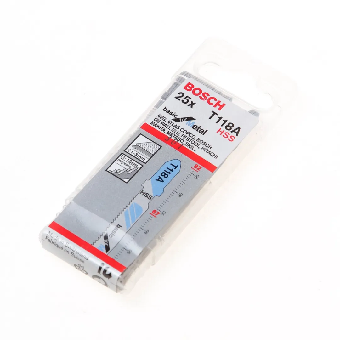 Bosch T 118 A Decoupeerzaagbladen Metaal - 100 Stuks - afbeelding 6 van 6