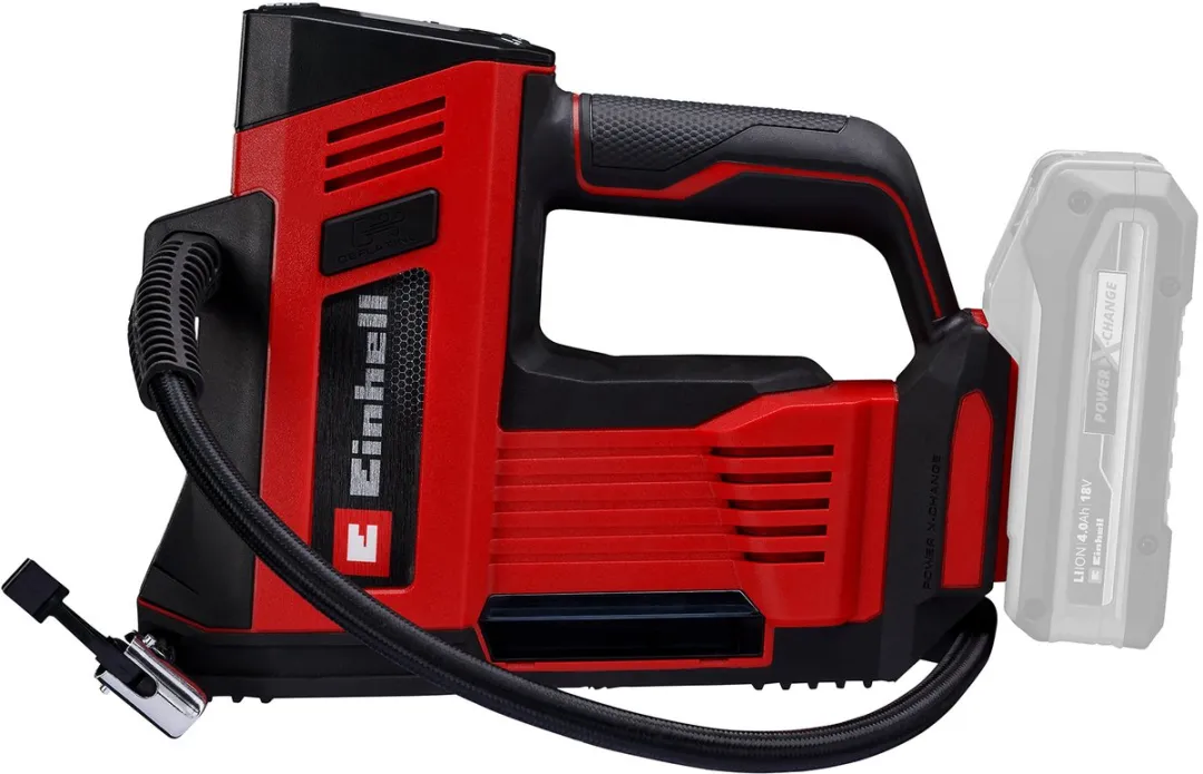 Einhell Accu Auto Compressor CE-CC 18/23 D Li Solo 2071025 - 23 l/min - 11 bar - Rood/Zwart