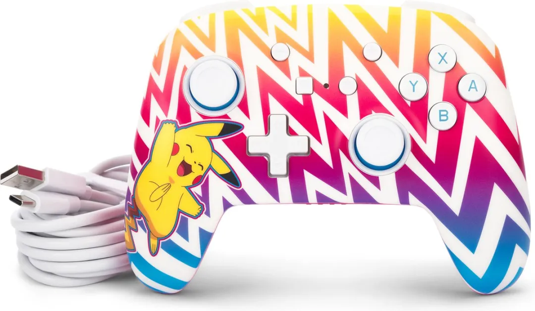 PowerA Geavanceerde Draadloze Controller NSGP0262-01 - Vibrant Pikachu