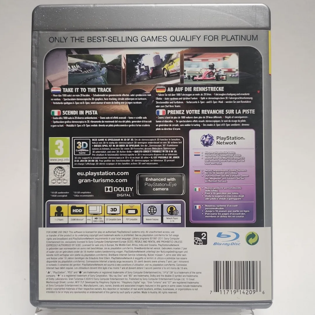 Sony PlayStation Gran Turismo 5 Essentials Edition