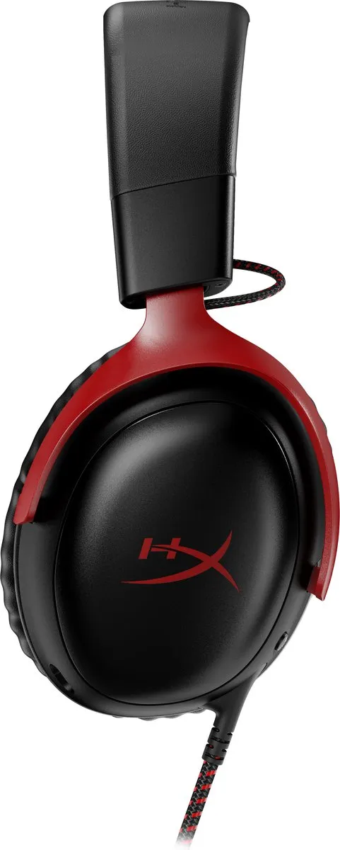 HyperX Cloud III 727A9AA Gaming Headset - Zwart/Rood - afbeelding 6 van 6