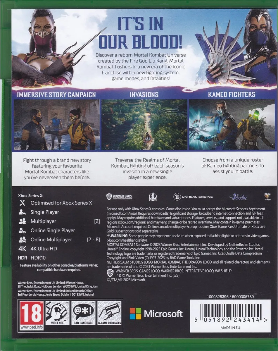 Mortal Kombat 1 Standaard Xbox Series X - Gebruikt