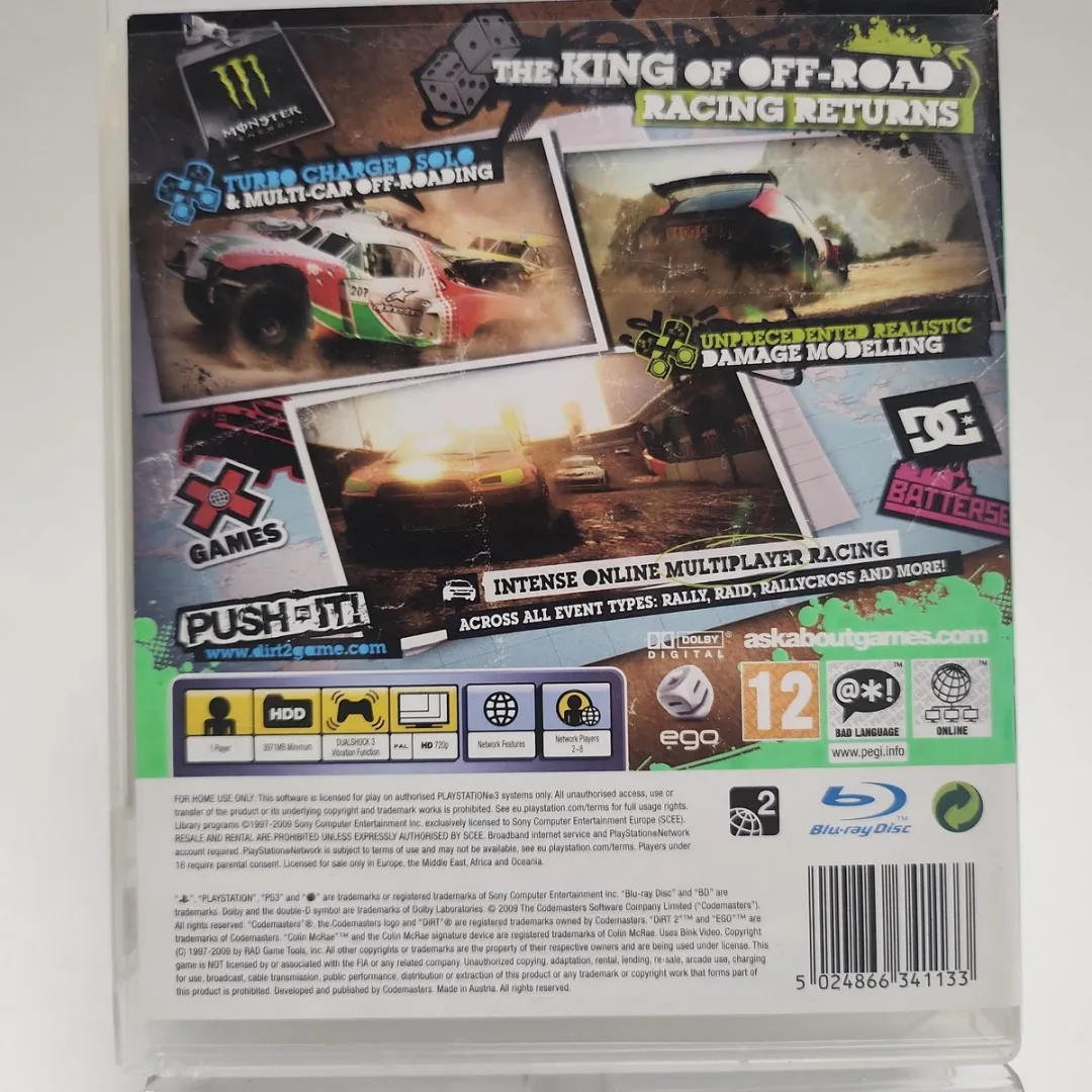 Sony PlayStation Colin McRae DIRT 2