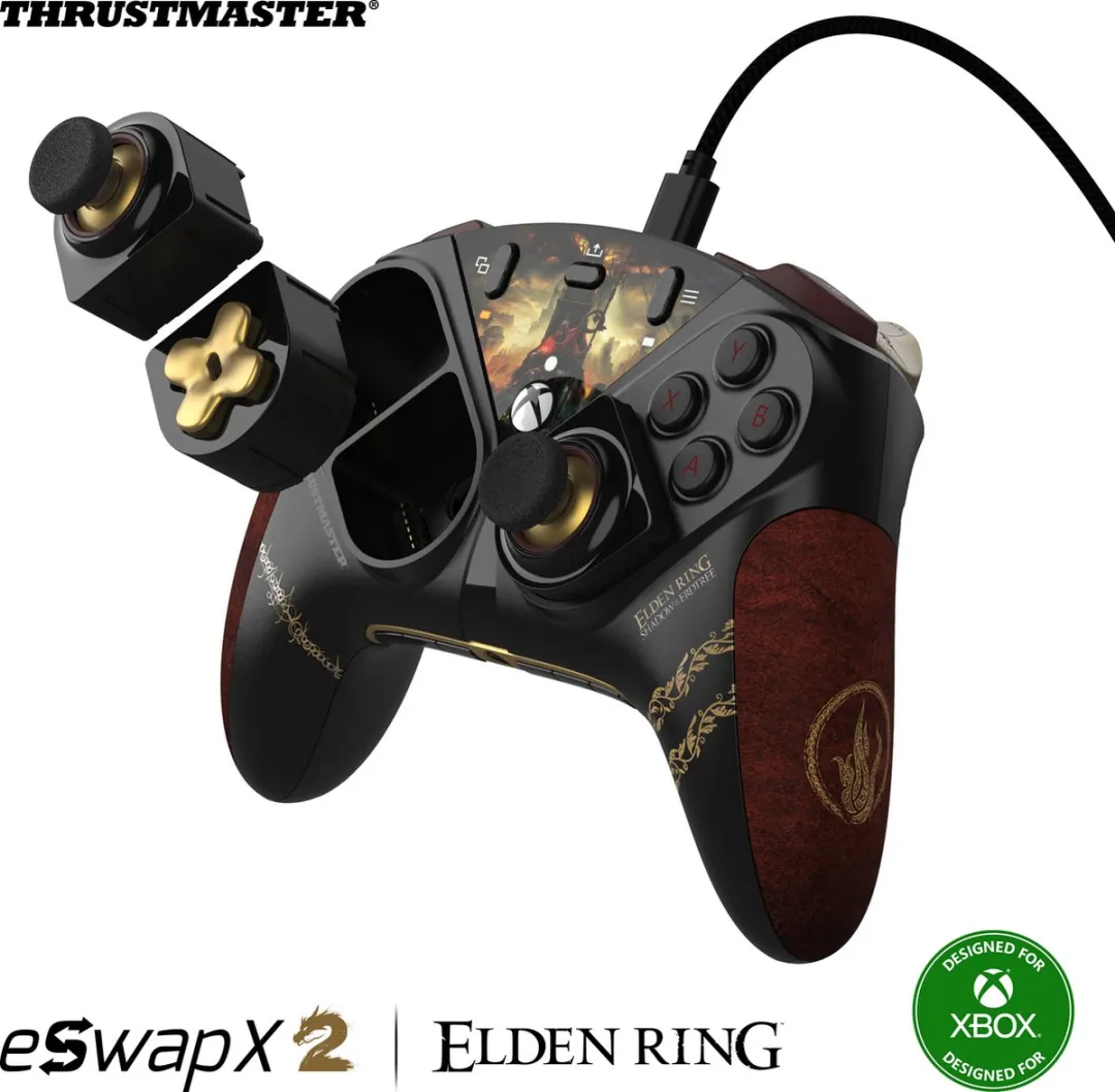 Thrustmaster ESWAP X2 PRO ELDEN RING Gamepad - 20 Knoppen - Zwart/Goud/Rood - afbeelding 6 van 6