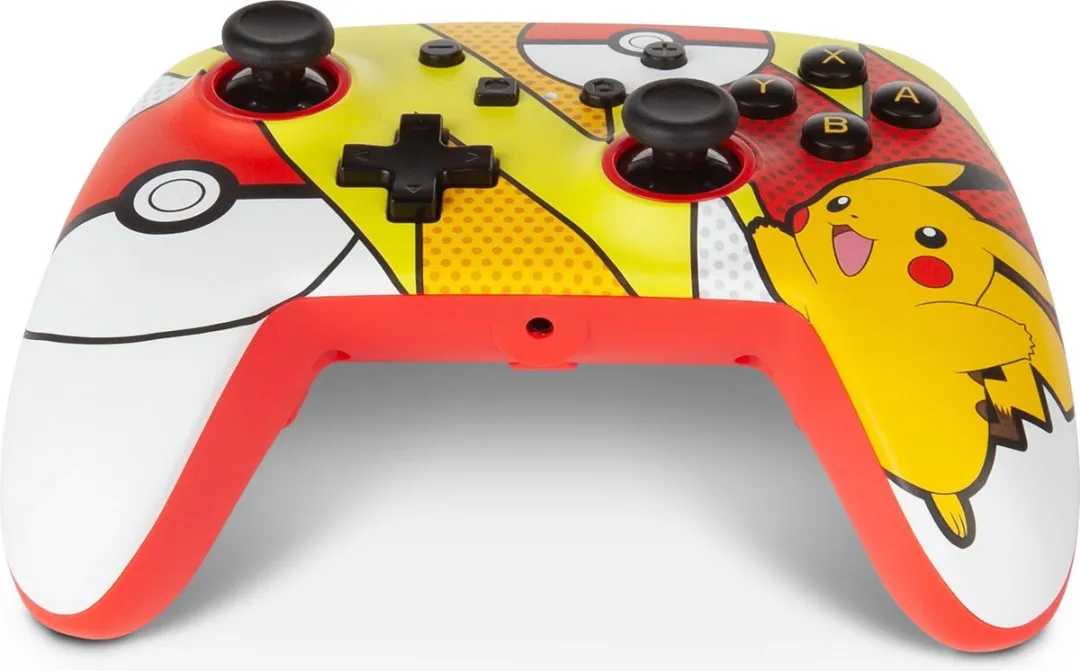 PowerA Enhanced Nintendo Switch Controller Pikachu Pop Art - 16 Knoppen - Multicolour
