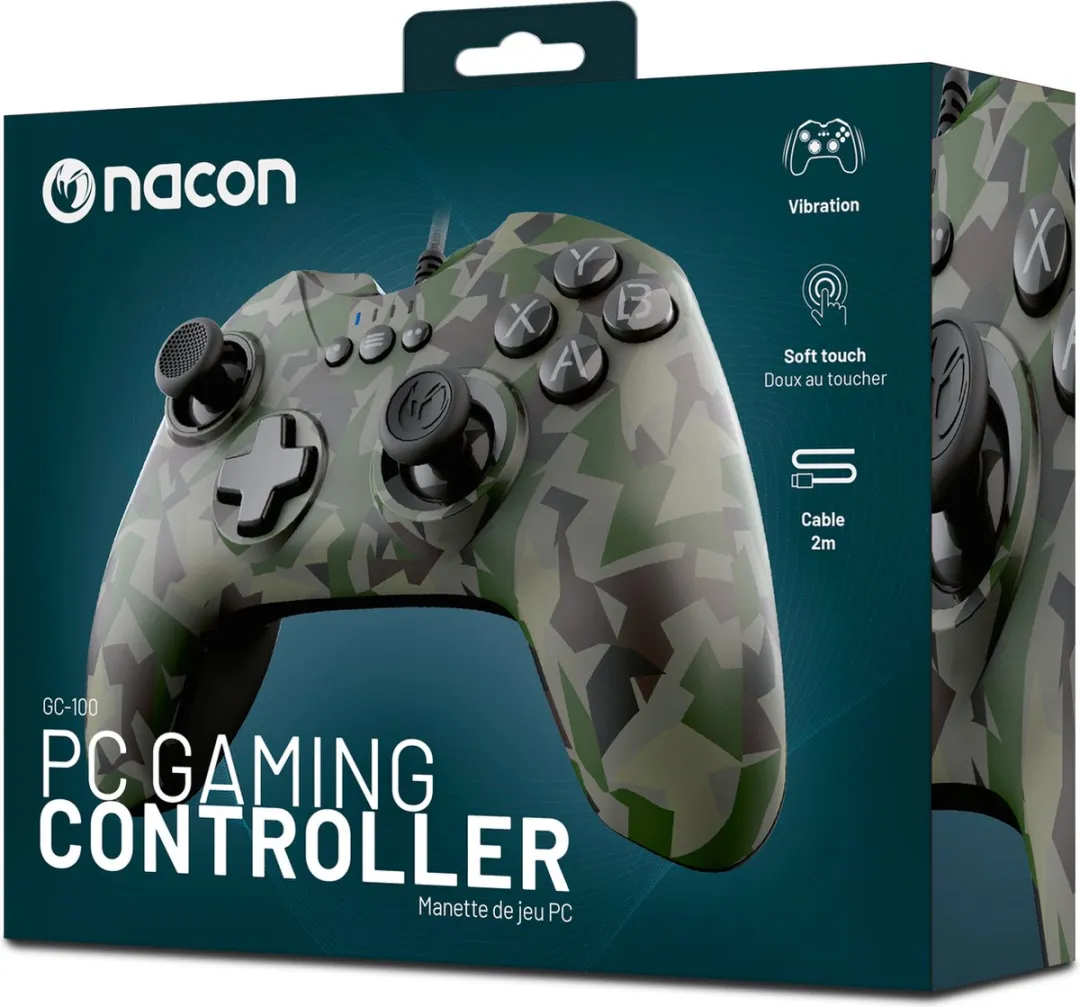 Nacon GC-100 PC Gaming Controller - Camouflage